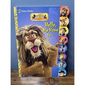 Between The Lions Hello, My Name Is... Reading Work Book Vintage Golden Books